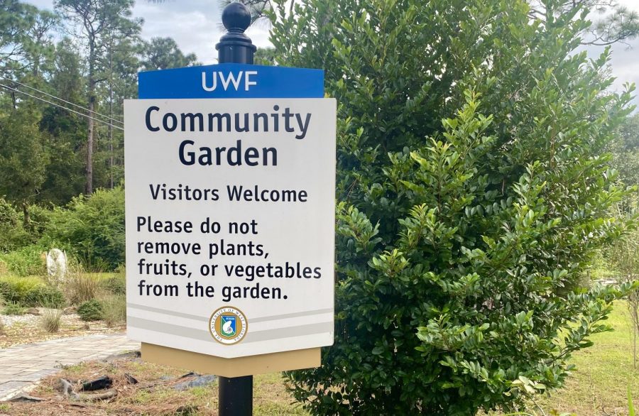 UWF Community Garden kicks off first volunteer workday of the semester