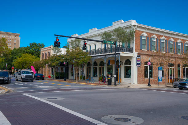The historic district of Pensacola, Florida.