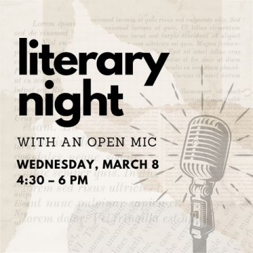 Literary Night with an Open Mic at the Bodacious Bookshop