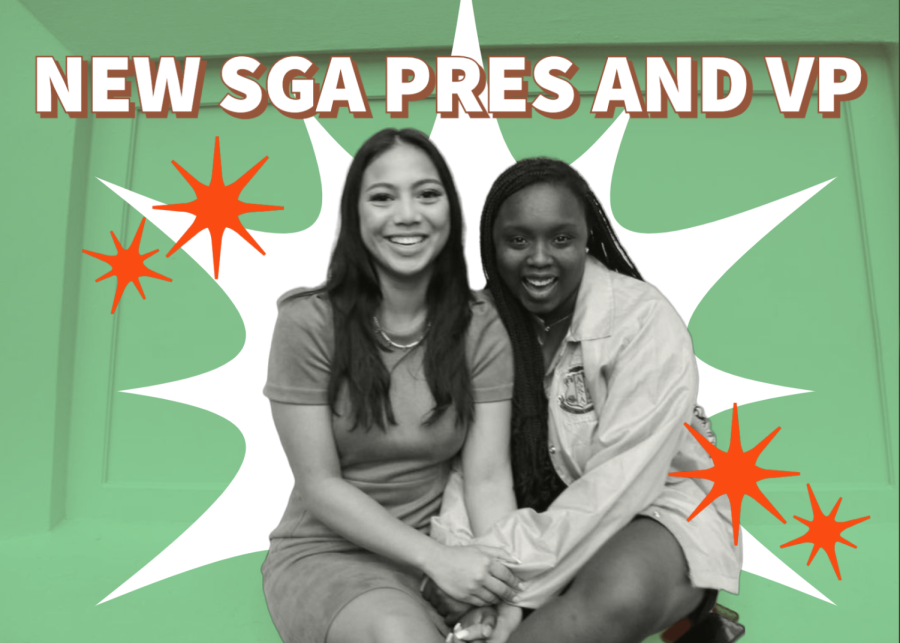 Ariauna and Kyanna accept new roles as President and Vice President of UWF student government
