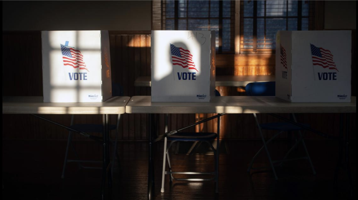 Voting location; image via News Center Maine