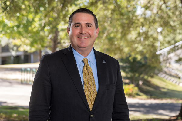 Dan Lucas, newly appointed Vice President of Finance and Administration at UWF