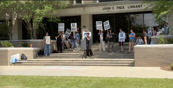 UWF Students Stage Walk-Out In Protest Of 287(g) Agreement